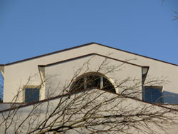 fotografia casa con albero marco guzzon architetto